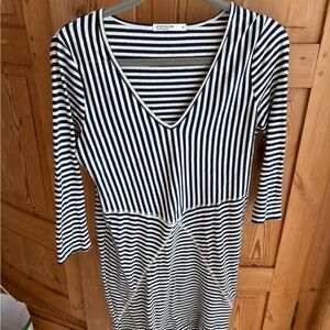 Stateside Navy and White Striped Dress